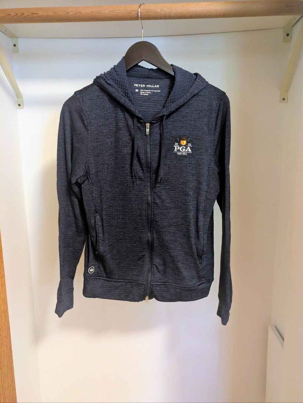 Peter Millar Women's 2023 PGA Championship Vista full zip jacket in navy heather